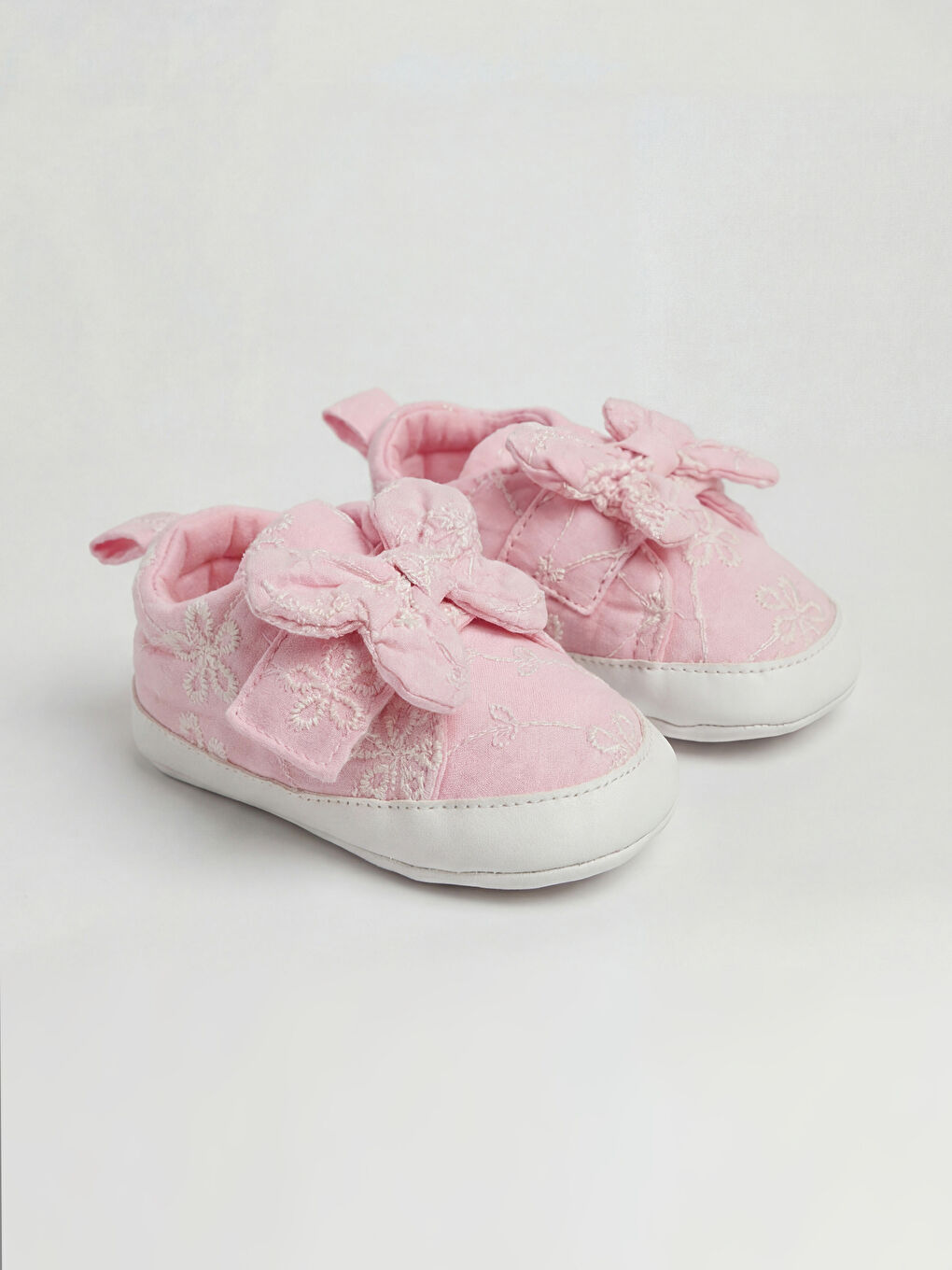 Bow Detailed Baby Girls' Prewalker Shoes
