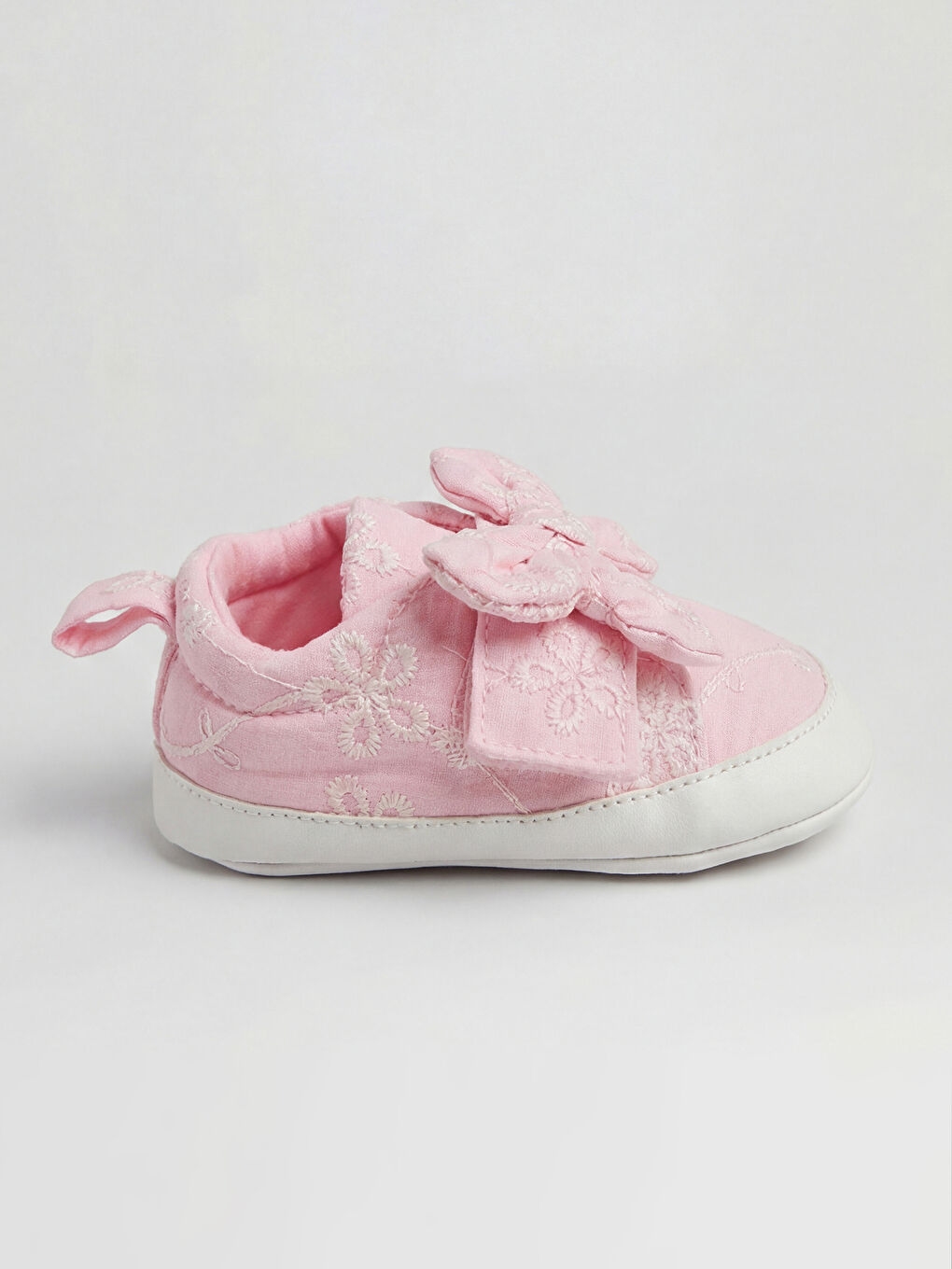 Bow Detailed Baby Girls' Prewalker Shoes-1