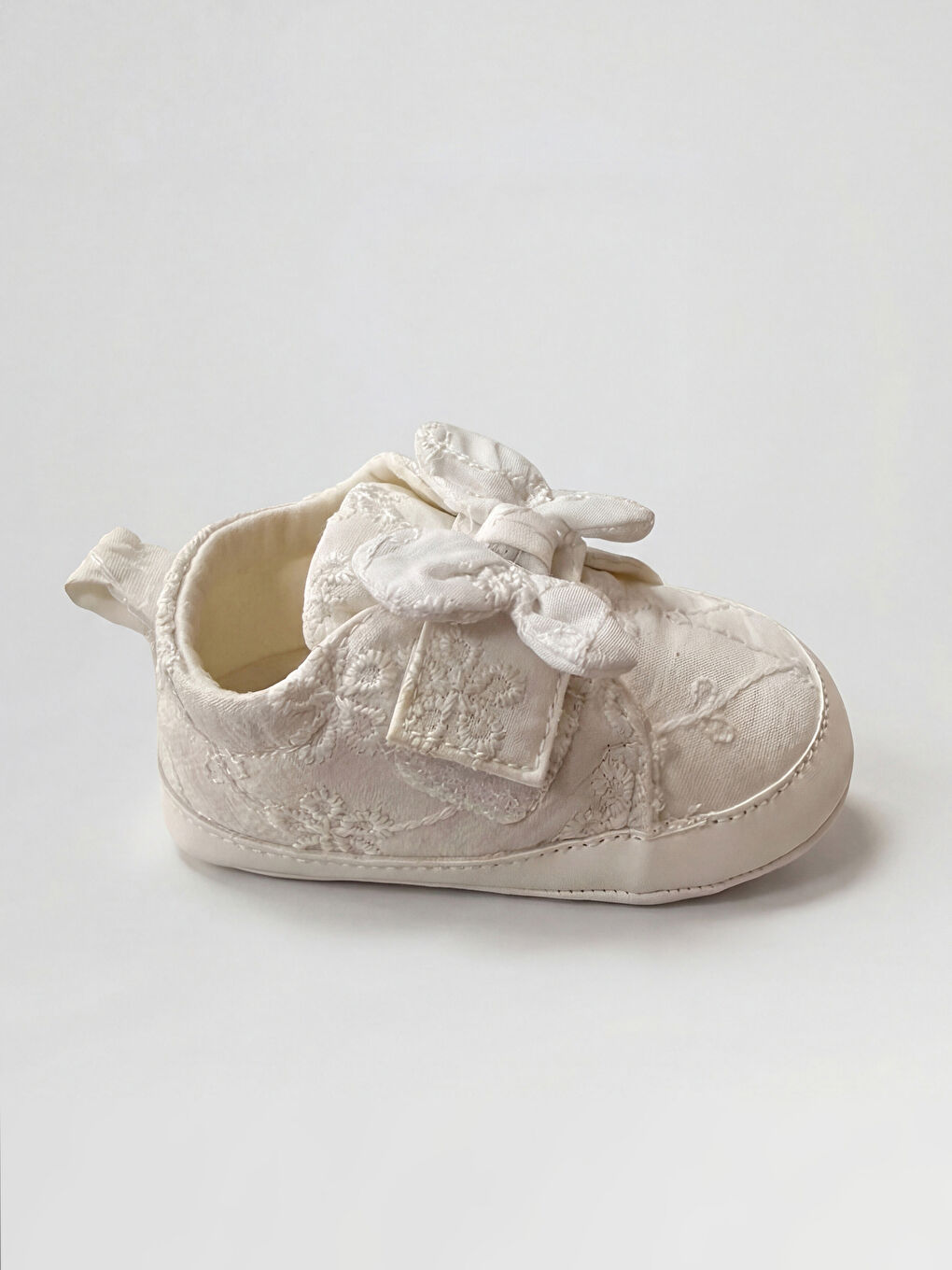 Bow Detailed Baby Girls' Prewalker Shoes-1