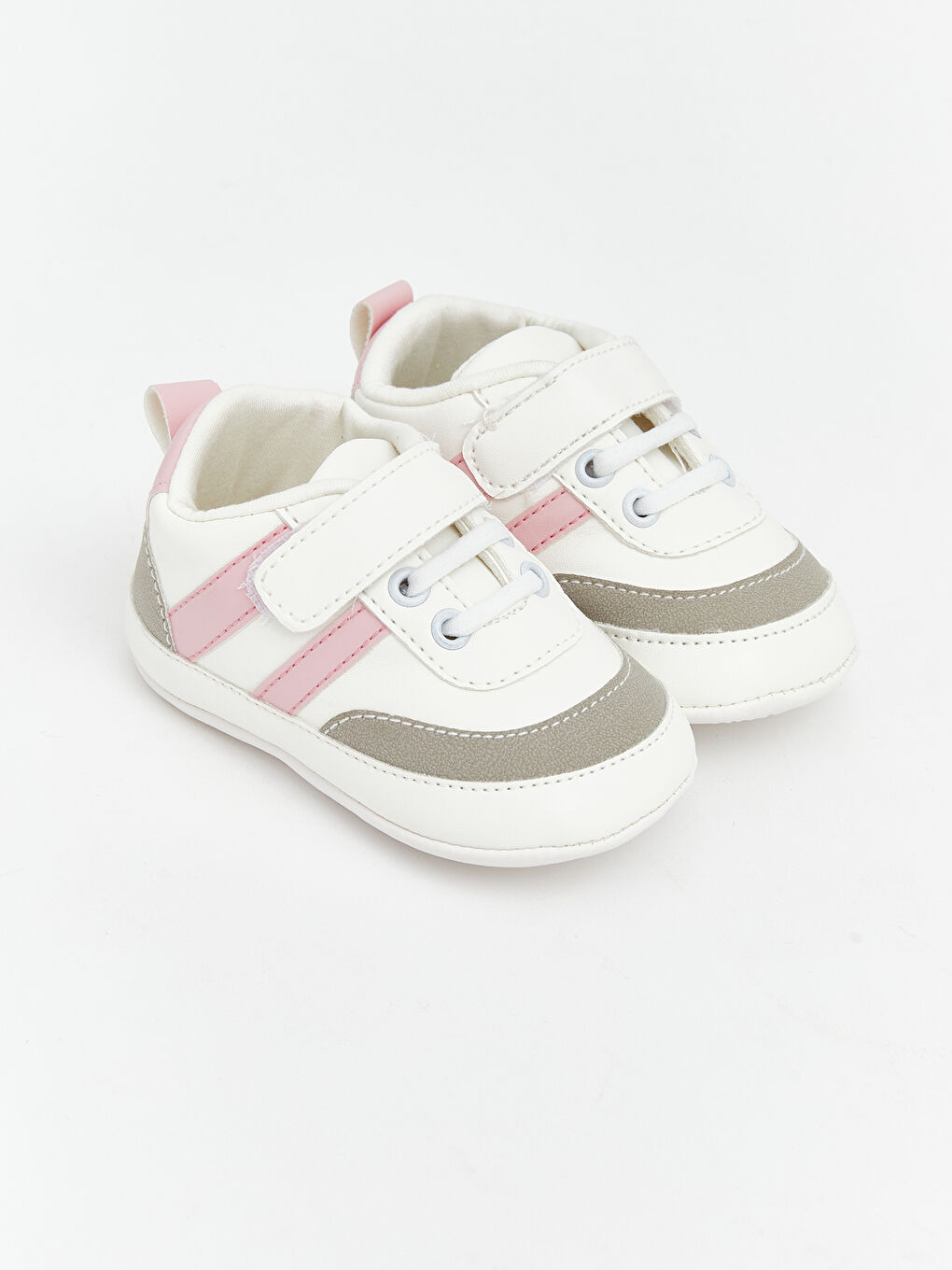 Baby Girl WHITE Pram Shoes