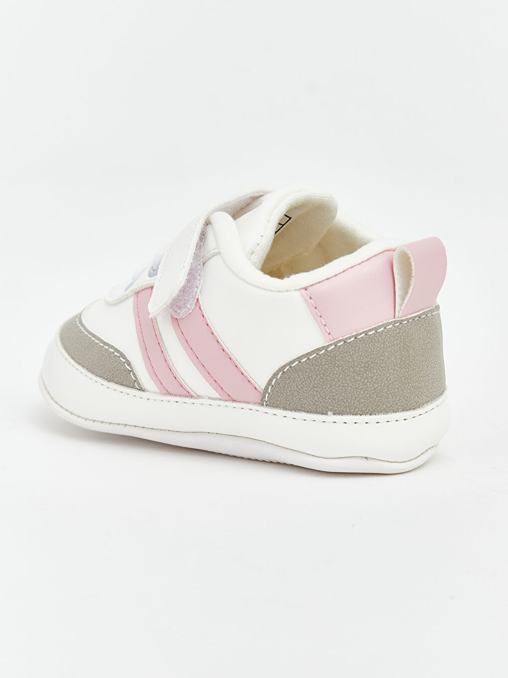 Baby Girl WHITE Pram Shoes-4