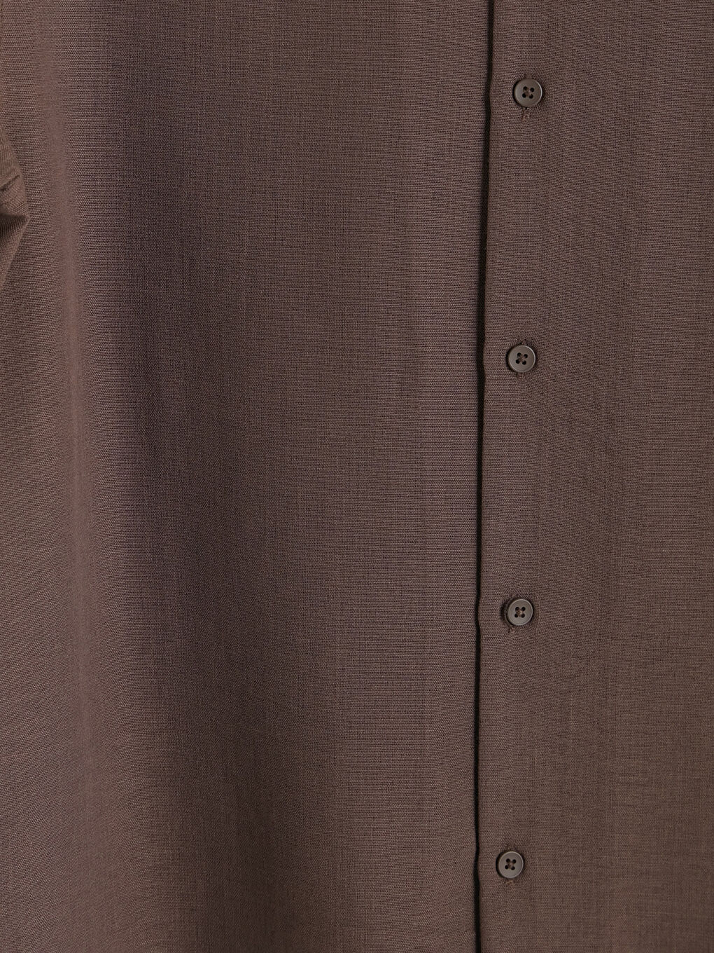 Kahverengi Regular Fit Krinkle Erkek Gömlek-6