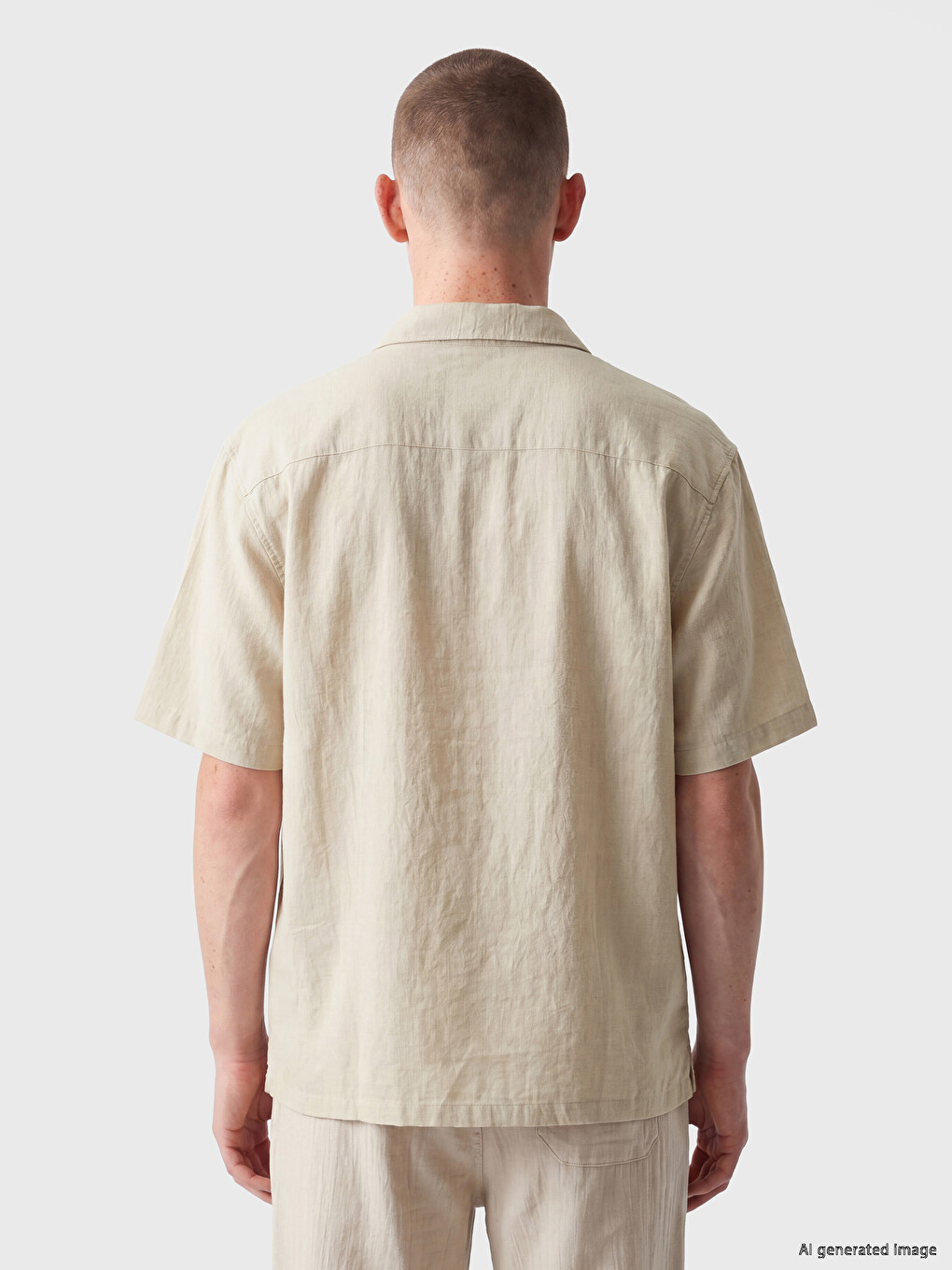 Regular Fit Crinkle Men's Basic Shirt-3