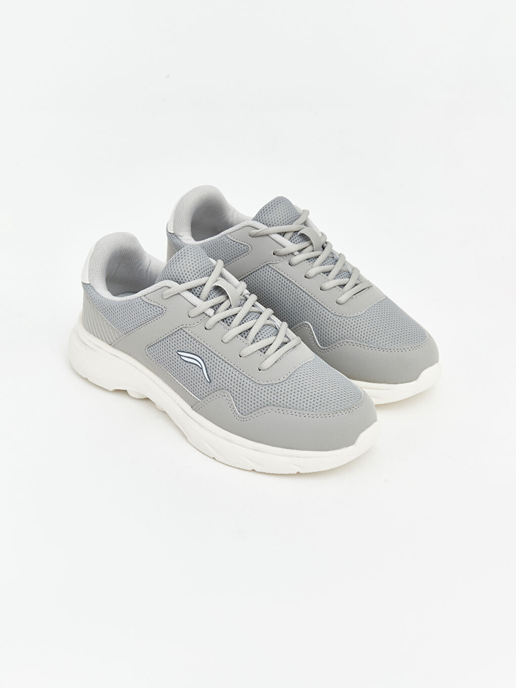 Gri Bağcıklı Erkek Spor Ayakkabı