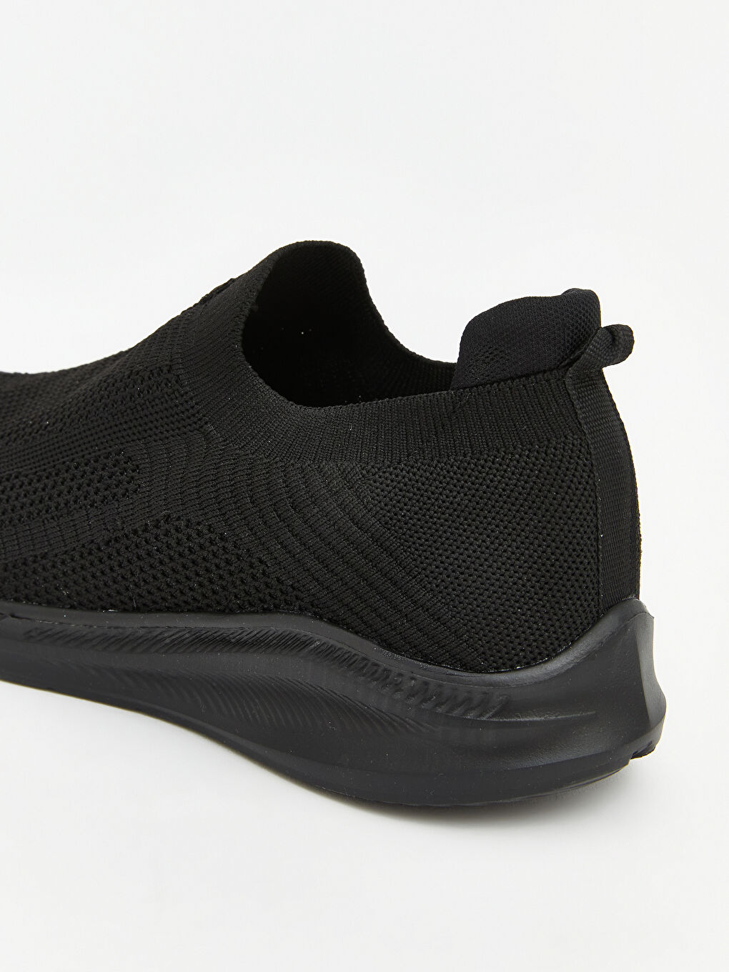 Siyah File Detaylı Erkek Spor Ayakkabı-4