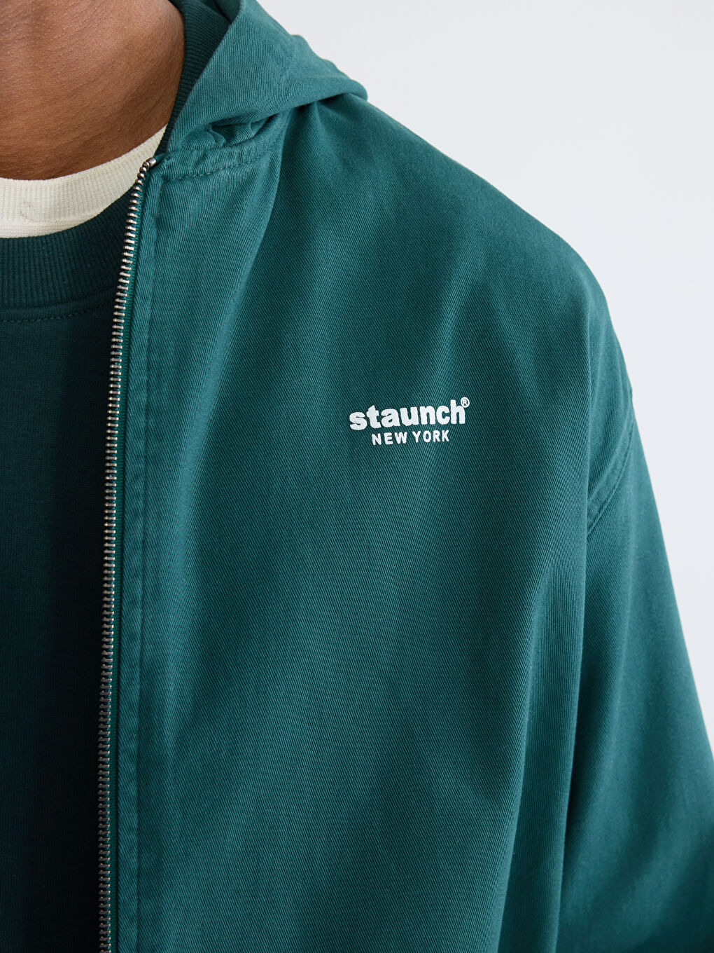 چاکەتی جینز سه‌وز پیاو-2