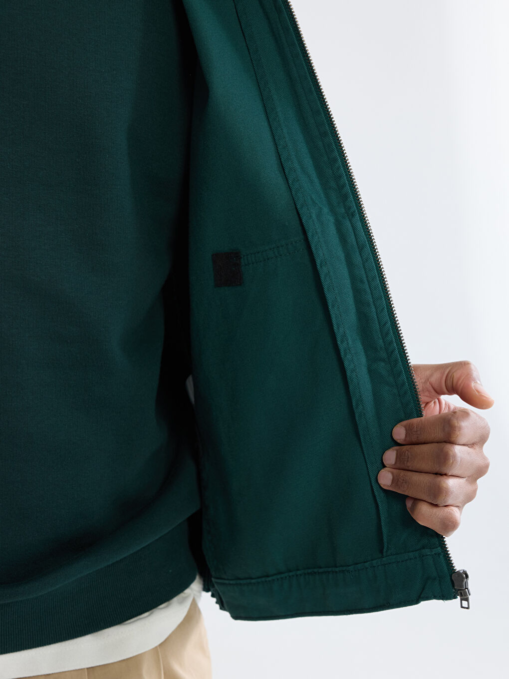 چاکەتی جینز سه‌وز پیاو-3