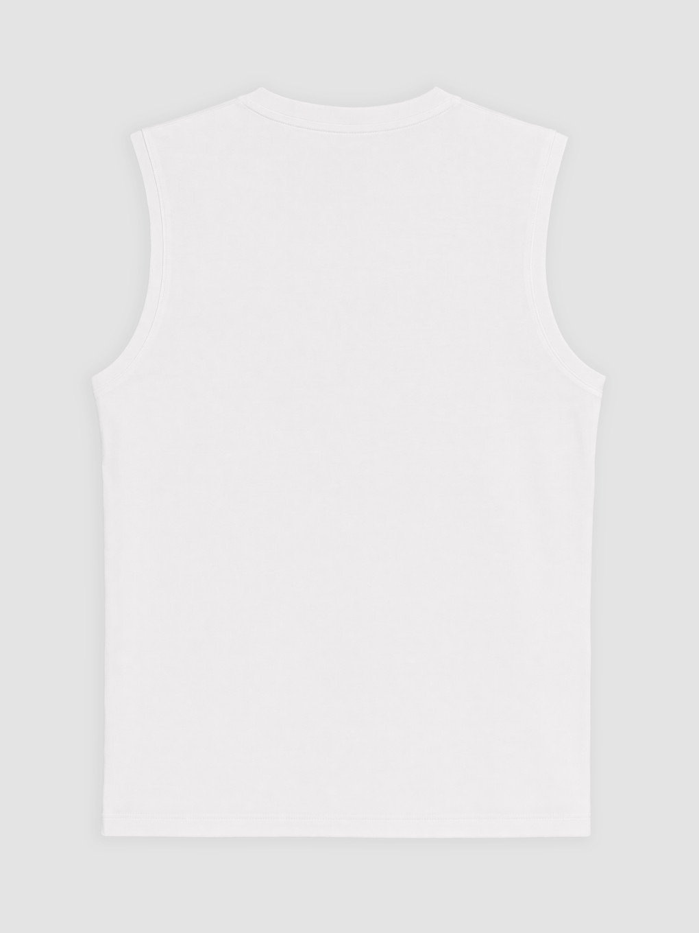 Crew Neck Printed Men's Sleeveless T-shirt-4