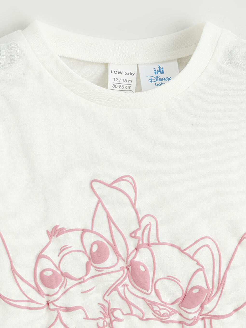 Lilo & Stitch Baskılı Kız Bebek Tişört Ve Tayt-2