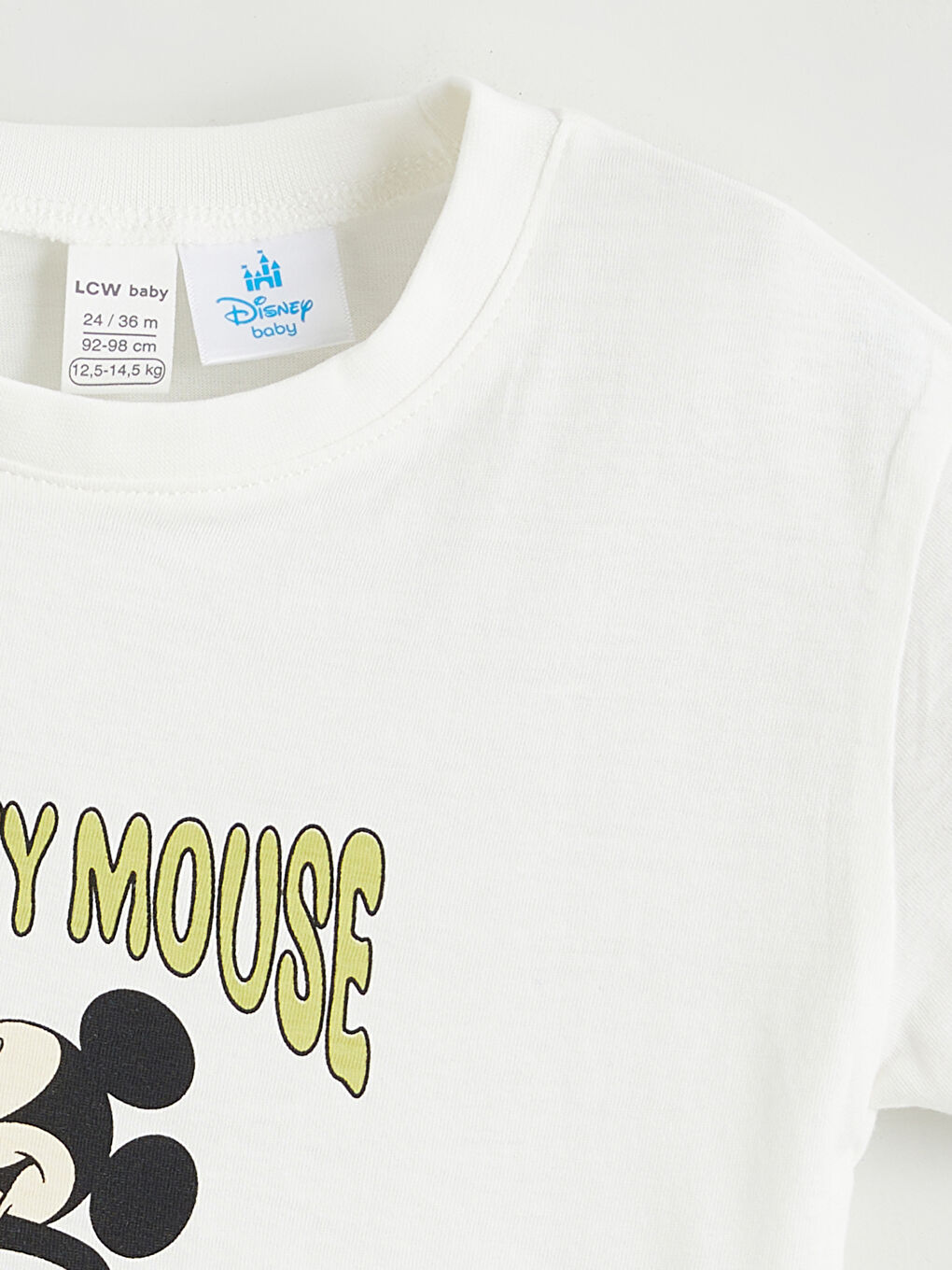 Мики Маус отпечатана тениска и шорти за бебе момче-2