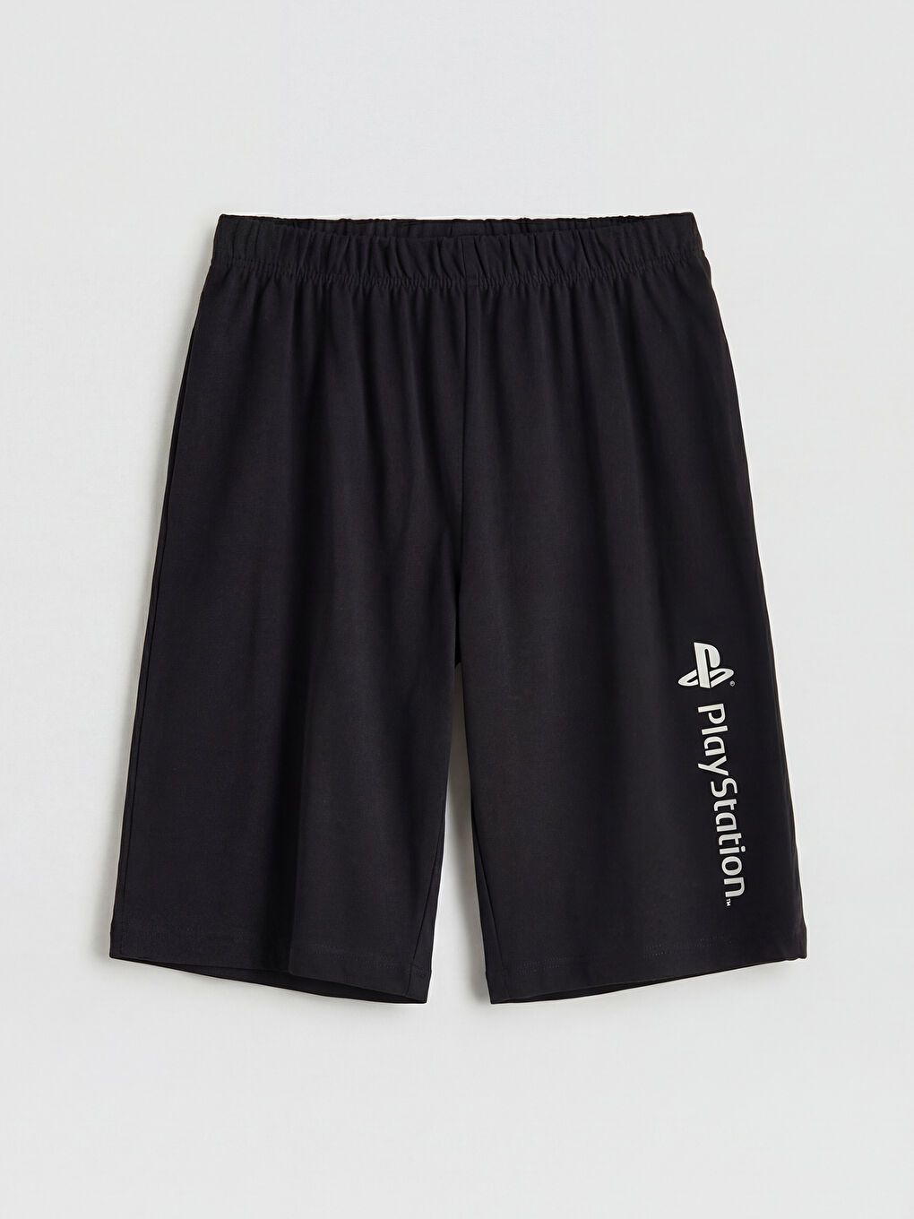 Beyaz Playstation Baskılı Erkek Çocuk Şortlu Pijama Takımı-3