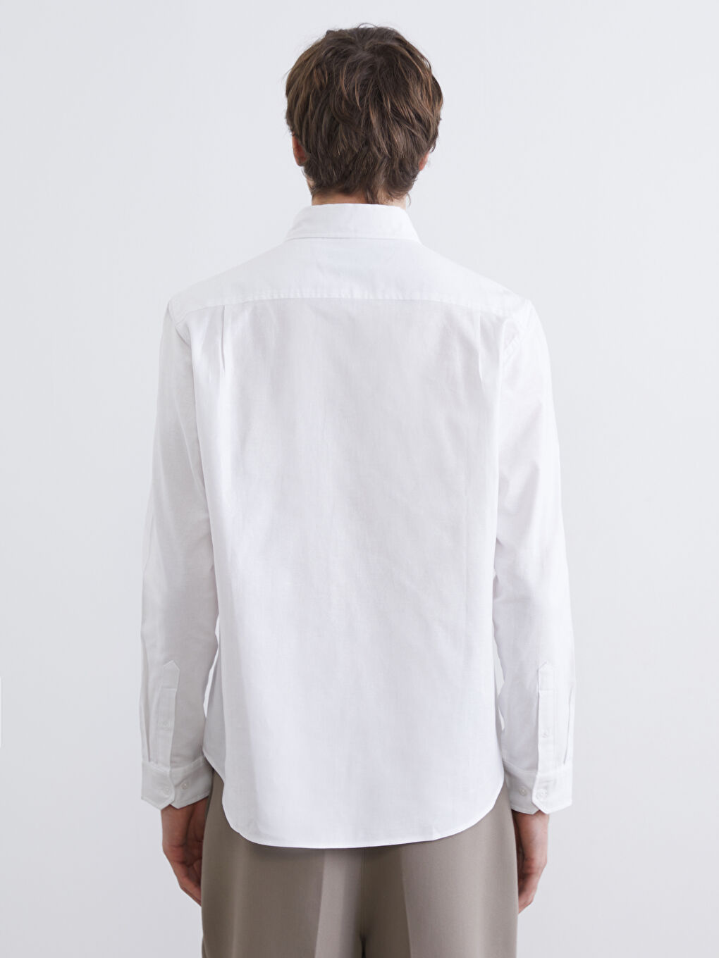 Men's Regular Fit Oxford Shirt-3