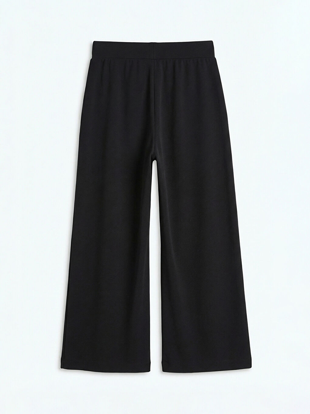Elasticated Waist Wide Leg Women's Trousers-5
