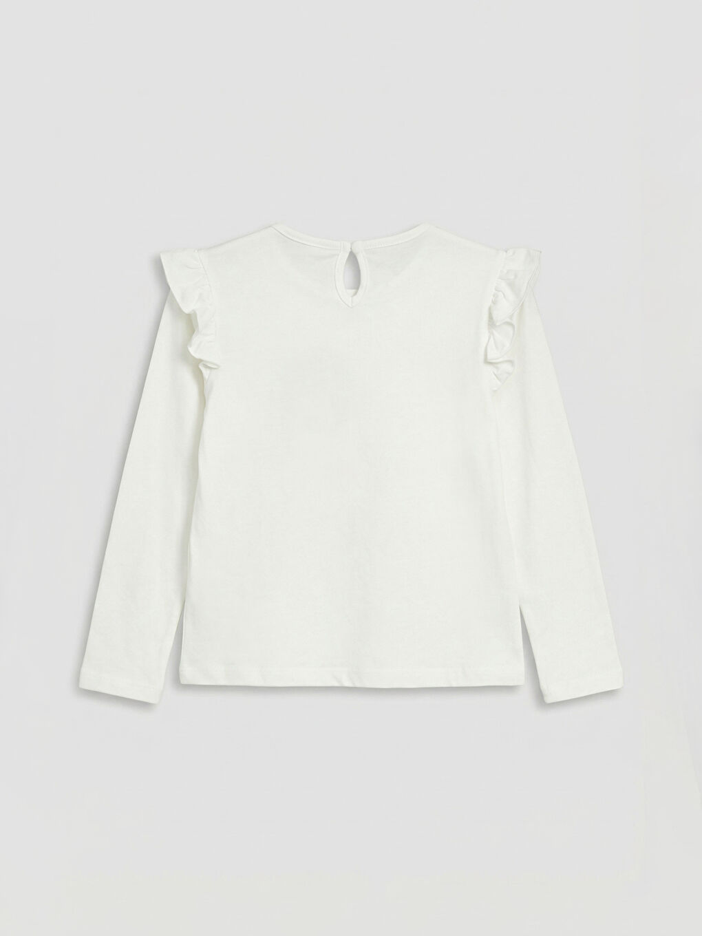 Ekru Niloya Baskılı Kız Çocuk Bluz ve Tayt-2