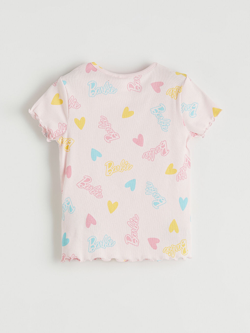 تيشيرت للبنات مطبوع باربي، عبوة من ٢ قطعة-6