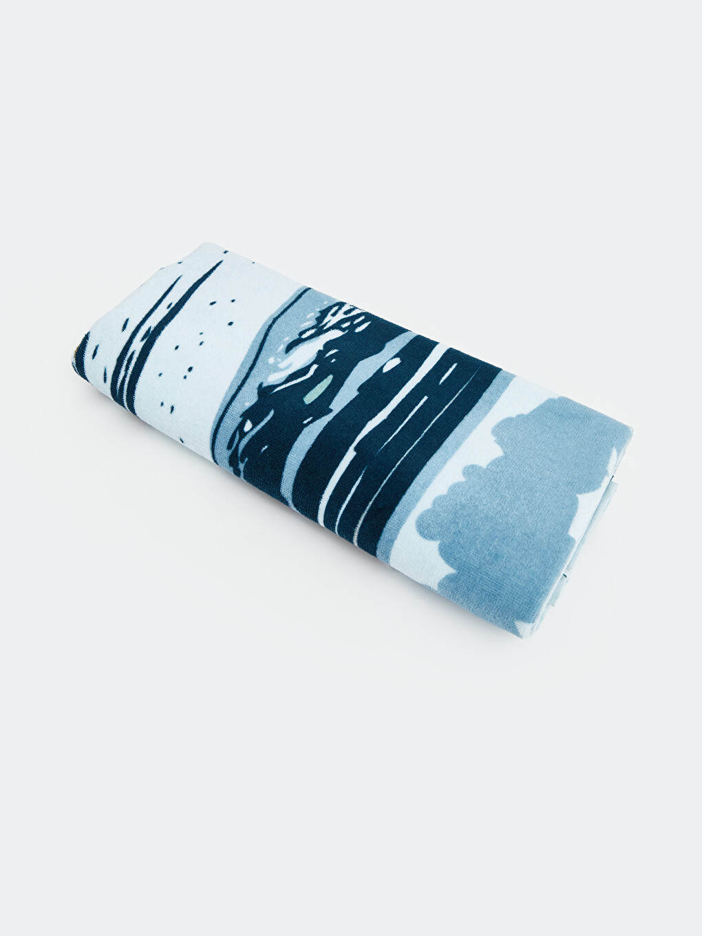 Printed Cotton Beach Towel 70x150 cm-1