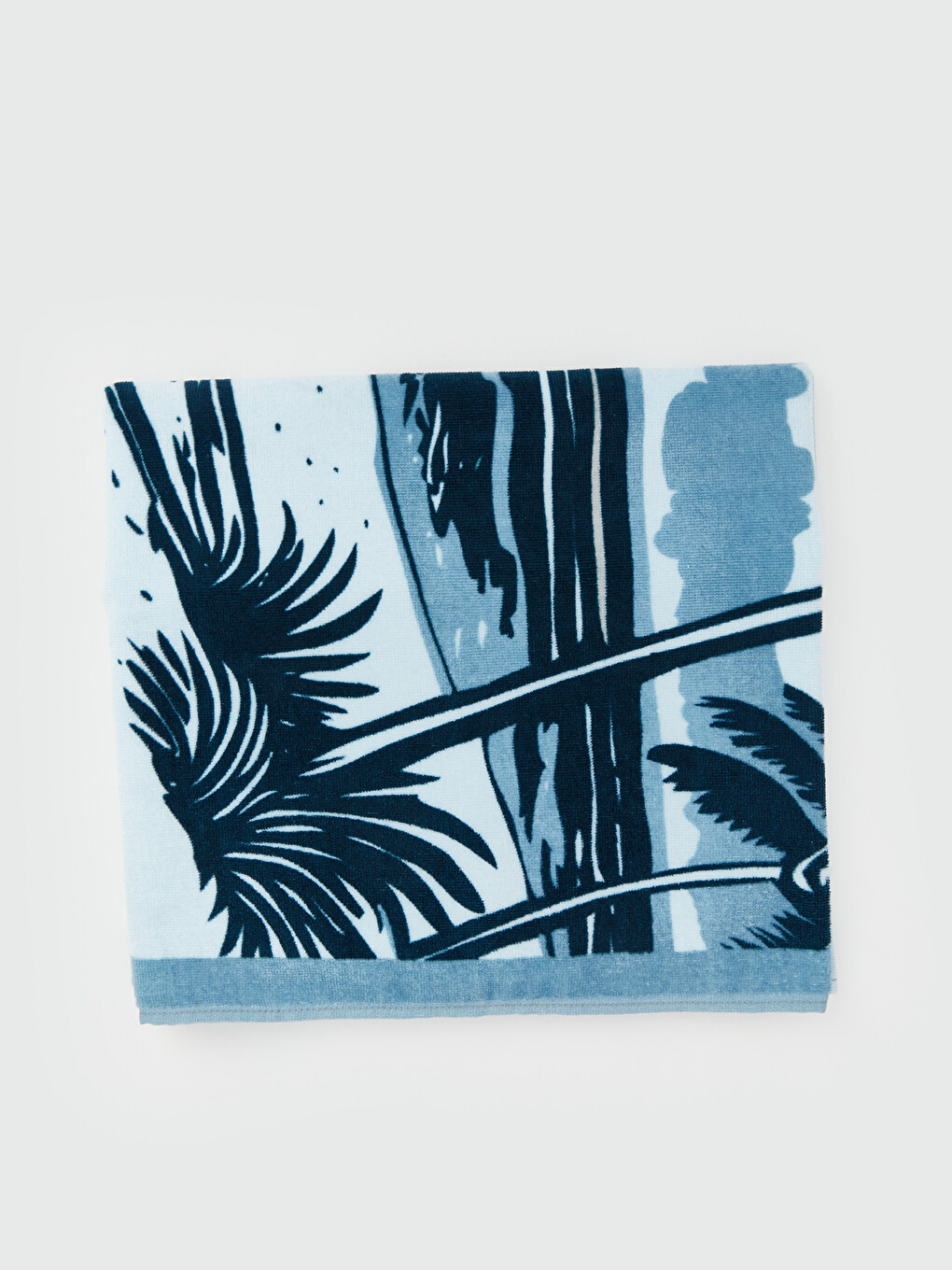 Printed Cotton Beach Towel 70x150 cm-3