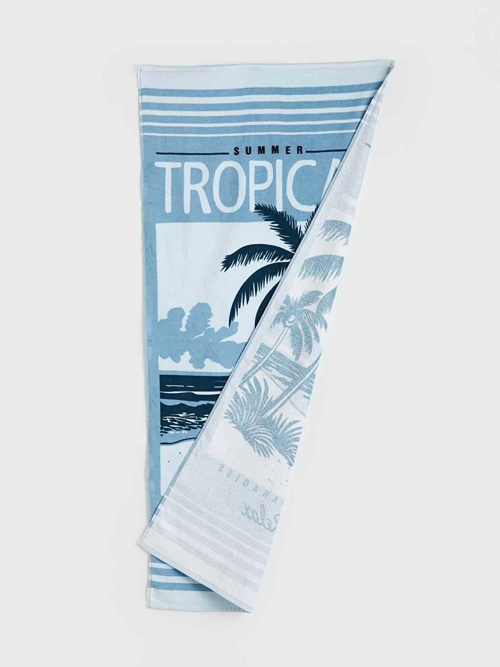 Printed Cotton Beach Towel 70x150 cm-4
