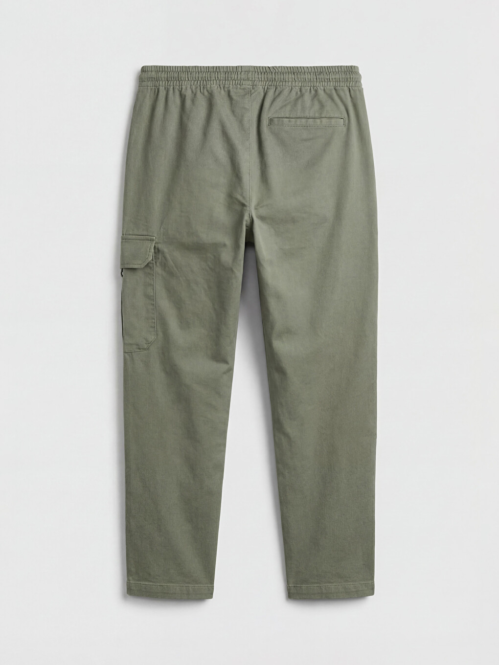 Mashkull Ngjyre Kaki Pantallona Jogger-3