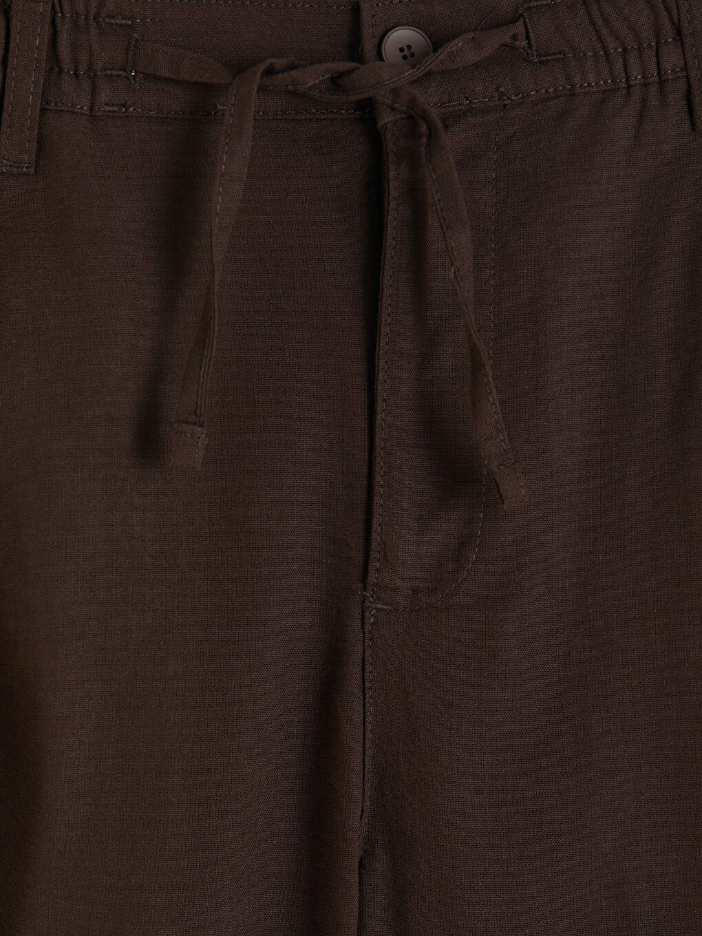 Pantalon Homme Coupe Ample Aspect Lin-2