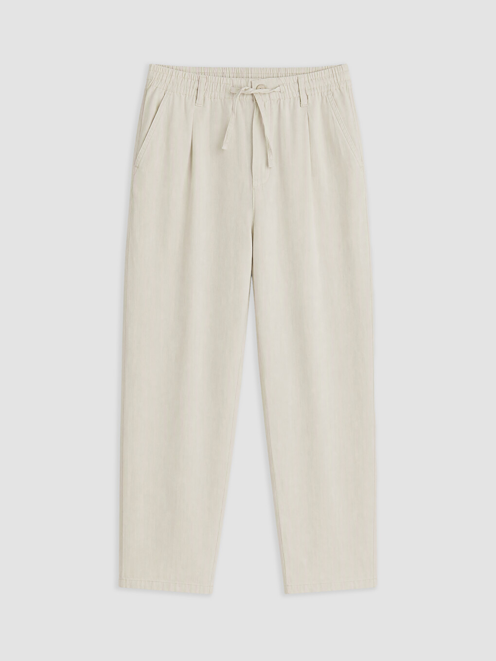 Pantalon Homme Coupe Ample Aspect Lin