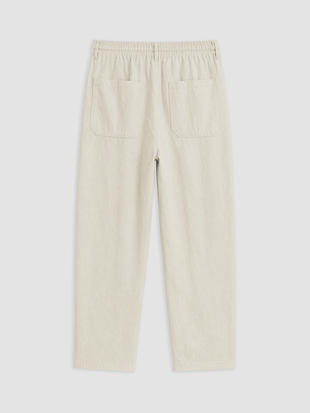 Pantalon Homme Coupe Ample Aspect Lin-1