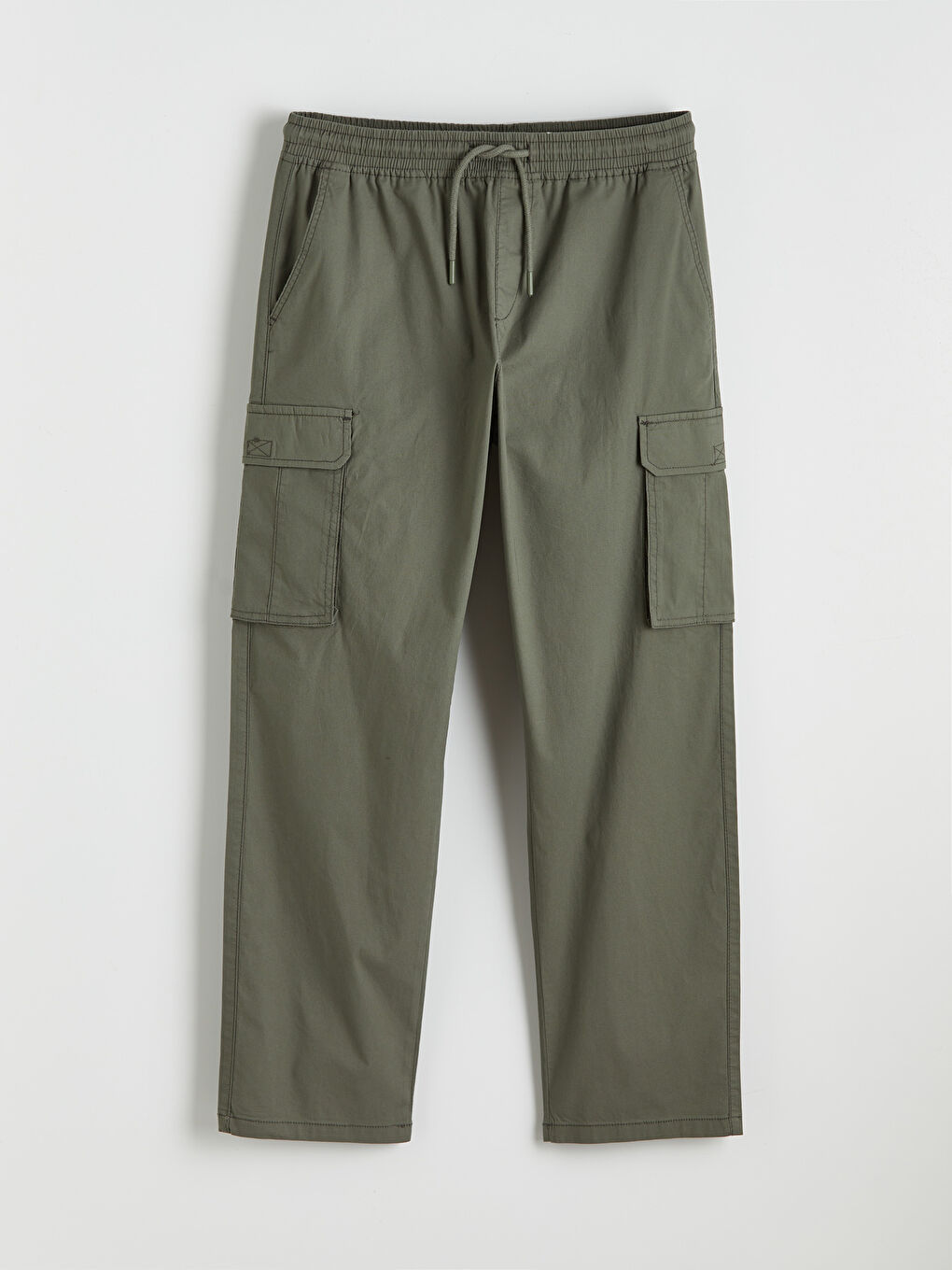 Relaxed Fit Men's Cargo Trousers-4