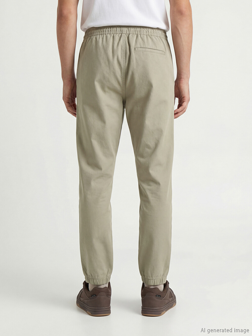 Pantaloni Jogger Kaki Bărbat-3