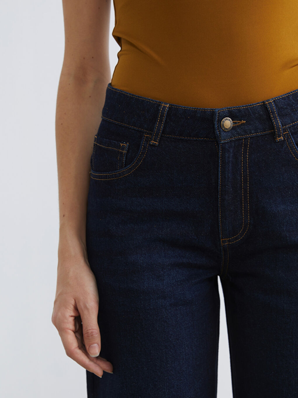 Baggy Fit Kadın Jean Pantolon-2