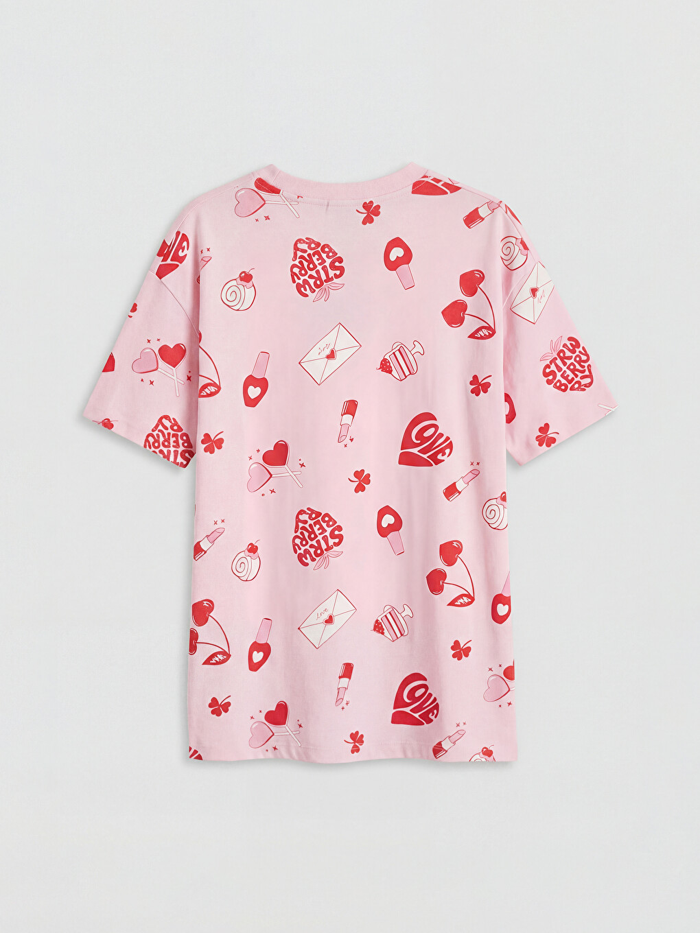Baskılı Kız Çocuk Şortlu Pijama Takımı-2