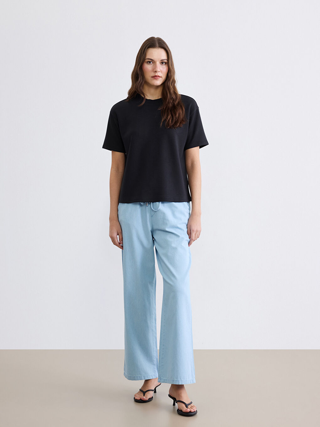 Crew Neck Women's T-Shirt-1