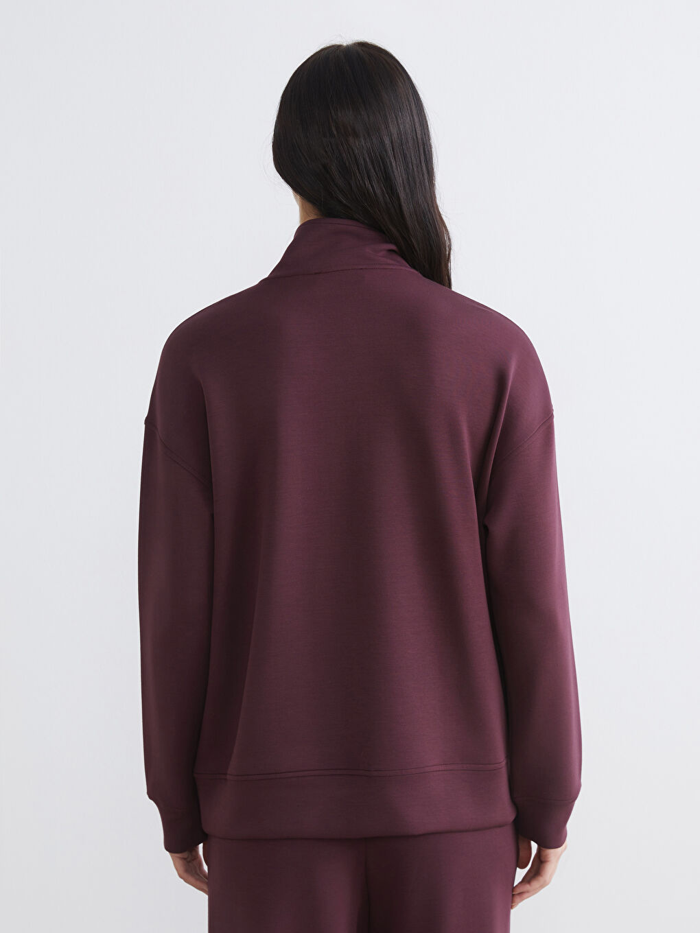 Әйелдер қою күлгін Свитшот-3