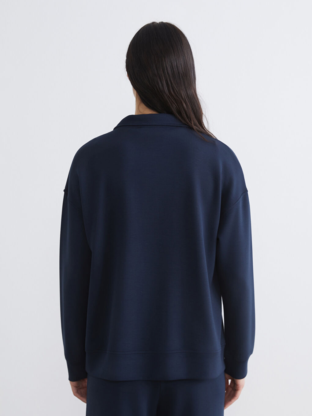 سویتشێرت شینی تۆخ ژن-3