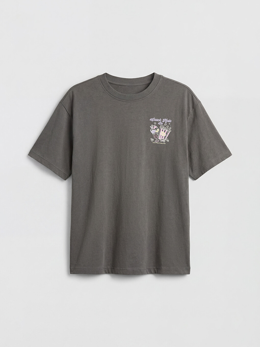 Girl Grey Shortie Pyjama Set-1
