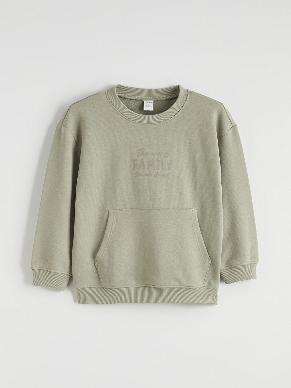 Мальчиковый свитшот с принтом и спортивные брюки-1