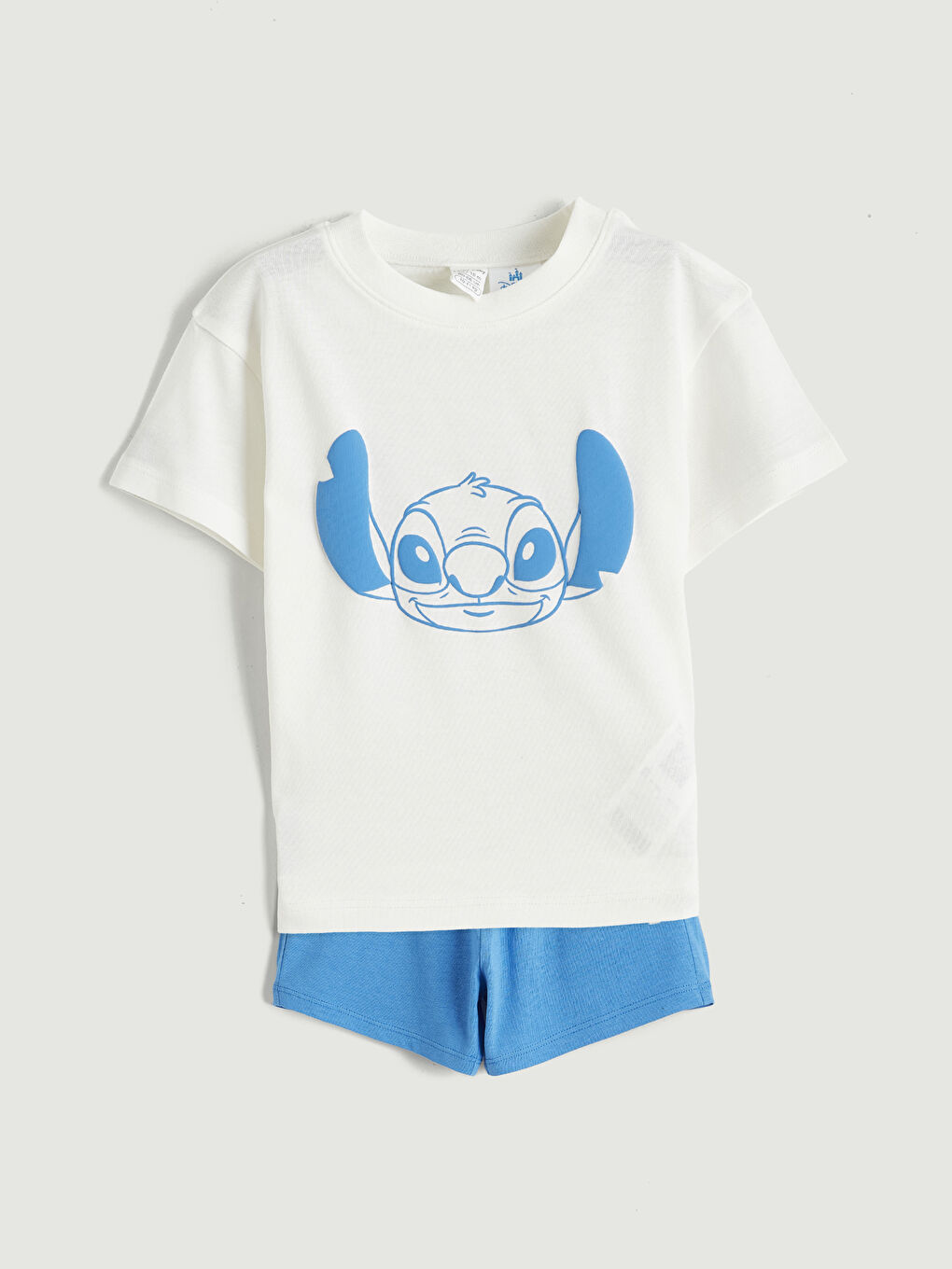 Lilo & Stitch Baskılı  Erkek Bebek Tişört ve Şort