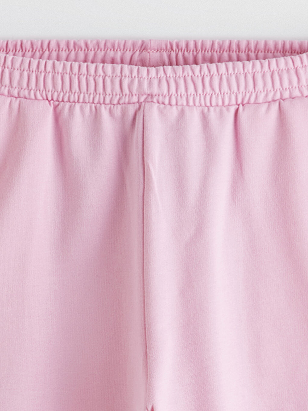 Pembe Beli Lastikli Kız Çocuk Şort-1