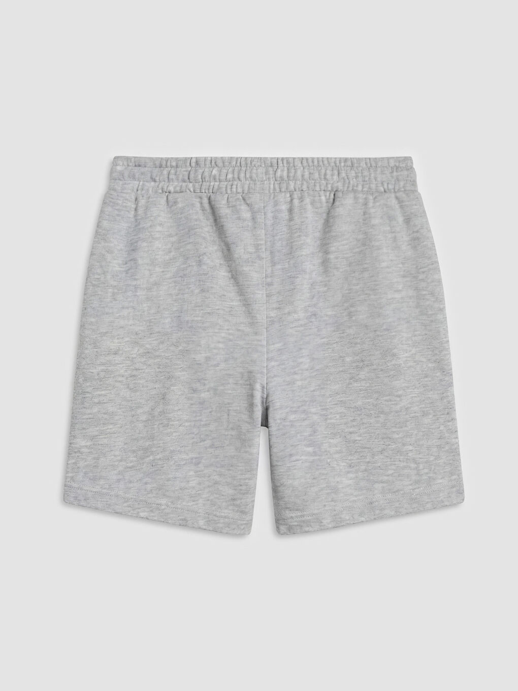 Gri Beli Lastikli Kız Çocuk Şort-1