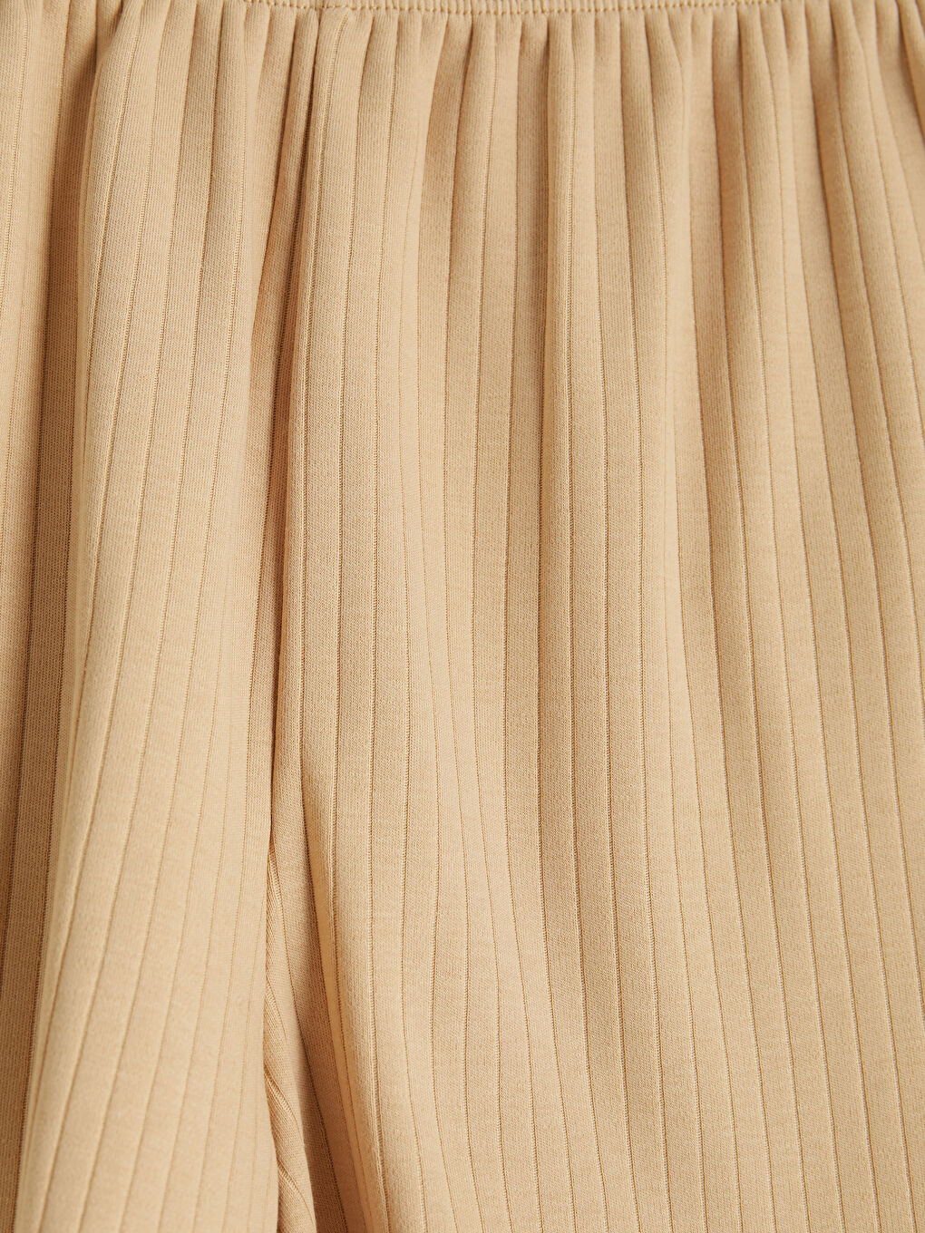 Bej Baskılı Kız Çocuk Şortlu Pijama Takımı-6