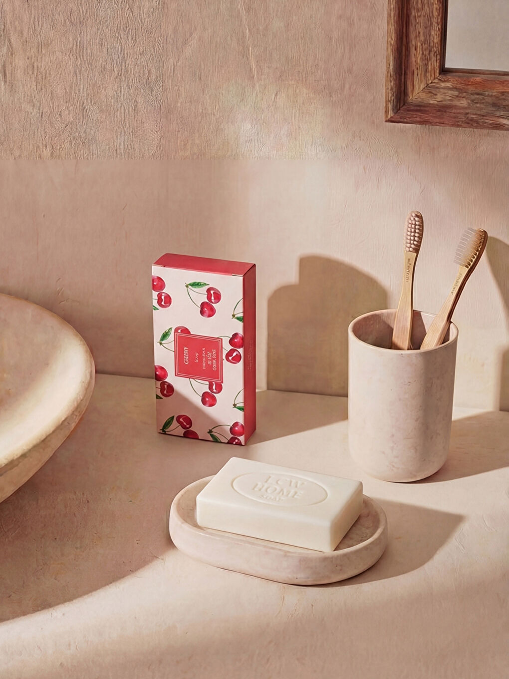 Kiraz Baskılı Katı Sabun 50 g