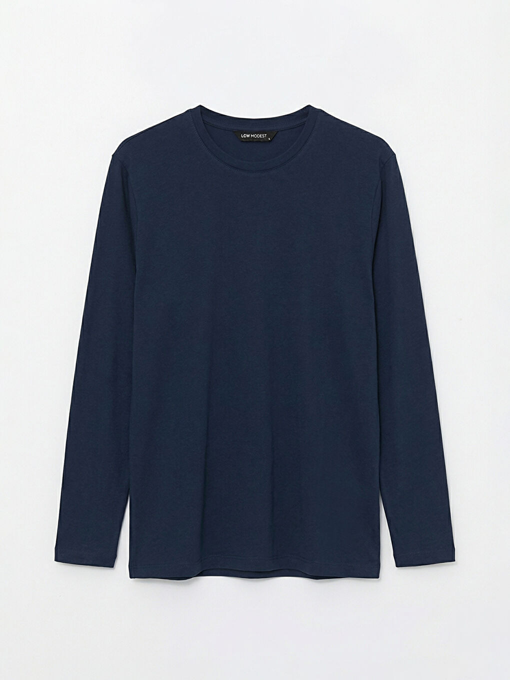 T-shirt à manches longues à col rond pour homme-5