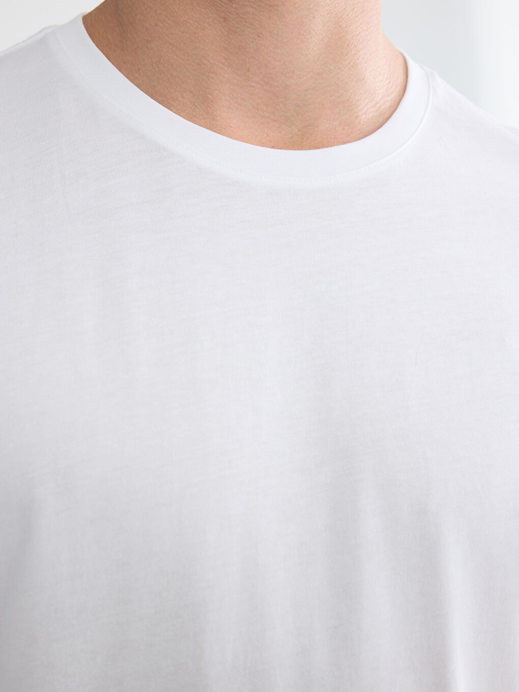 Mann WEISS T-Shirt-2