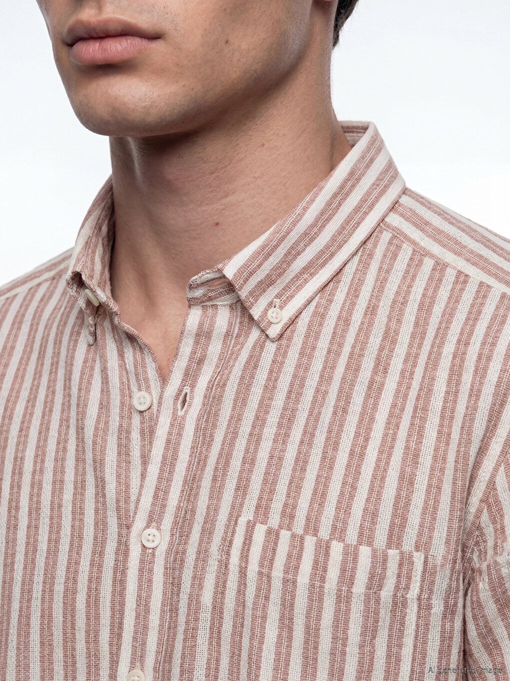 Regular Fit Striped Men's Shirt-2