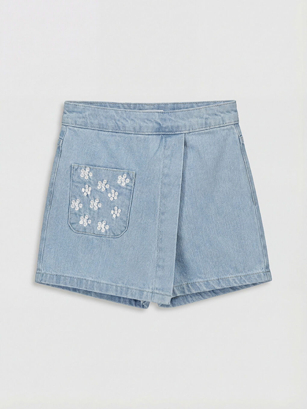 Embroidered Girls' Skort