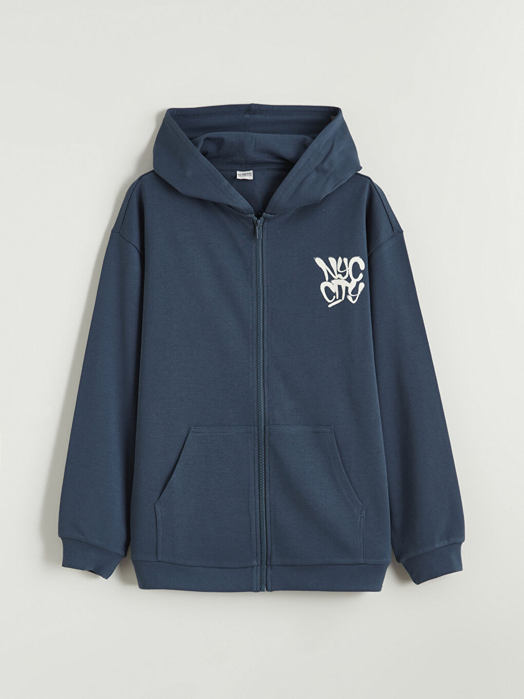 Boys' Hooded Zip-Up Sweatshirt-1