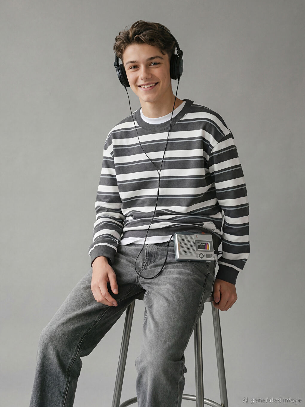 Striped Tee for the Young Gentleman