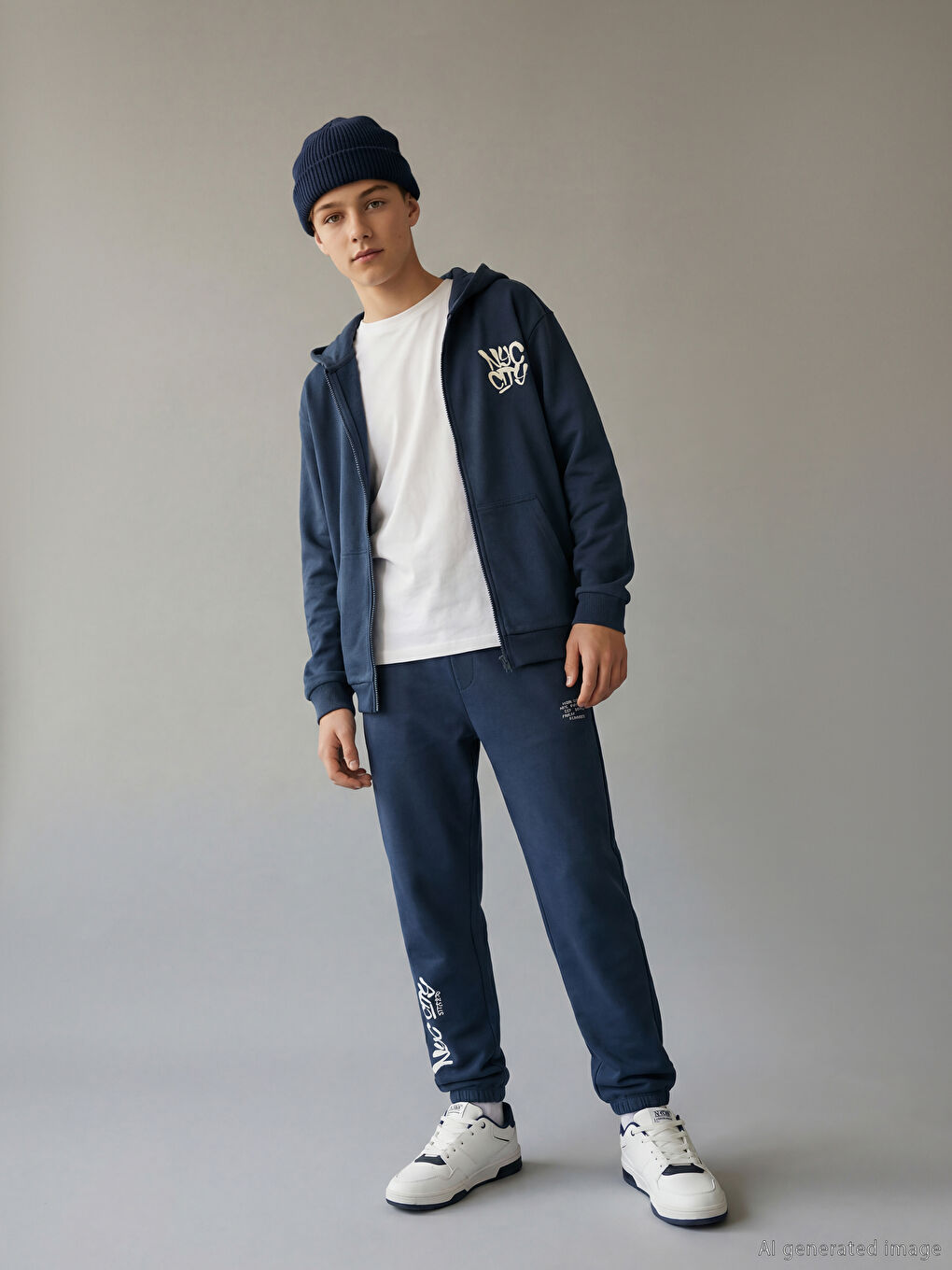 Эластичный пояс для мальчиков толстые спортивные штаны с манжетами