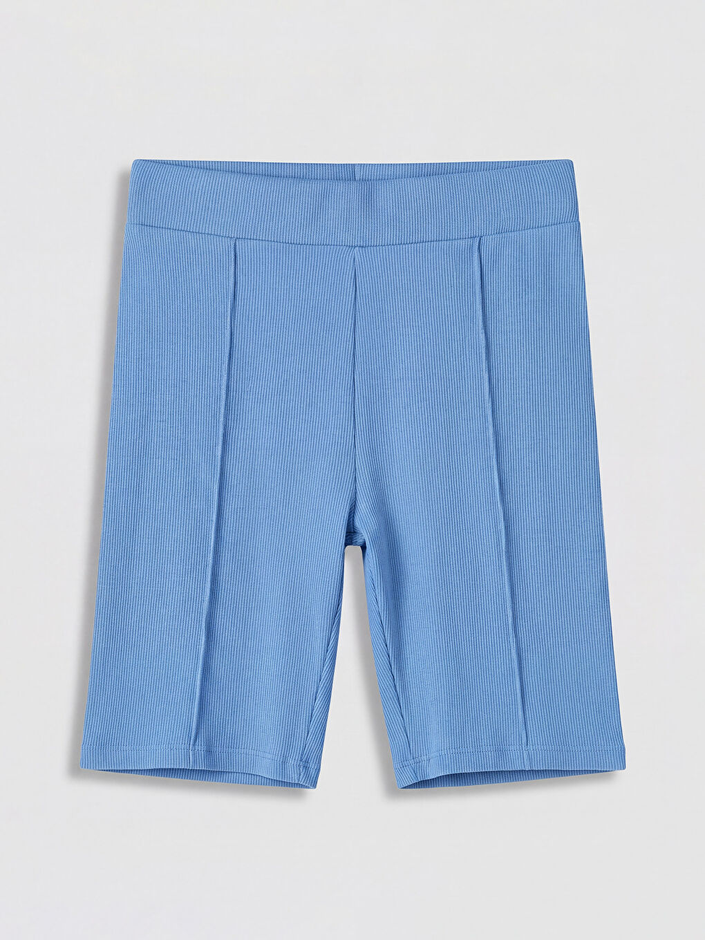 Mavi Kız Çocuk Fitilli Kısa Tayt