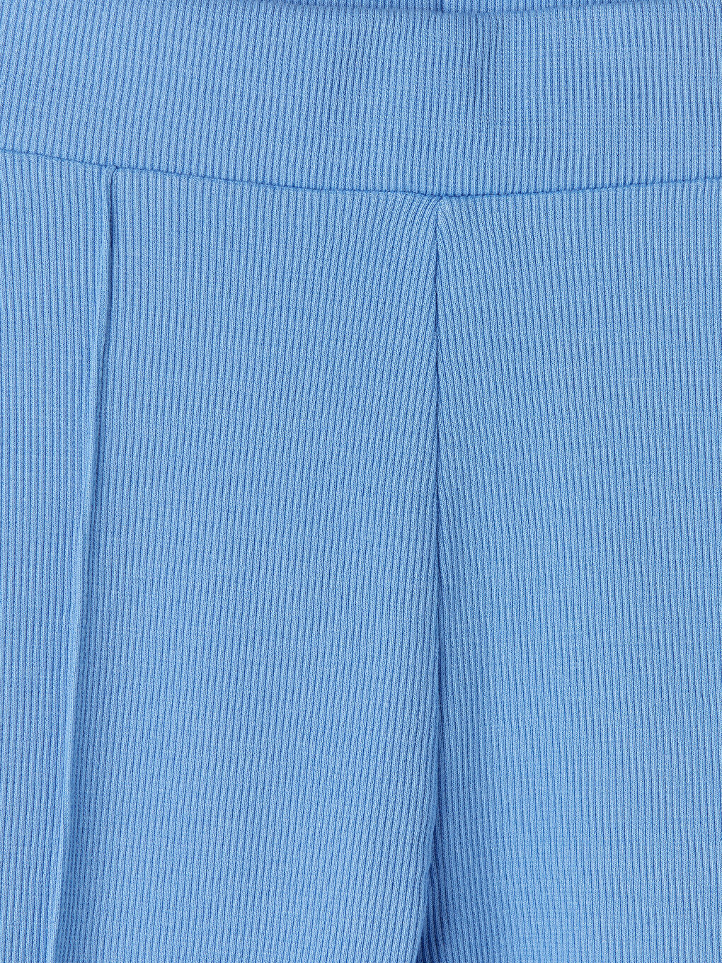 Mavi Kız Çocuk Fitilli Kısa Tayt-2