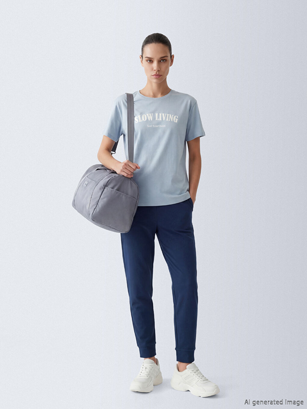 بنطال رياضي للنساء بخصر مرن